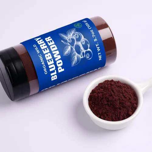 Miniatura 9 de Polvo natural de arándano liofilizado, 100% bayas puras con antioxidantes y vitaminas, sin azúcar añadido, sin gluten, vegano sin OMG, para hornear