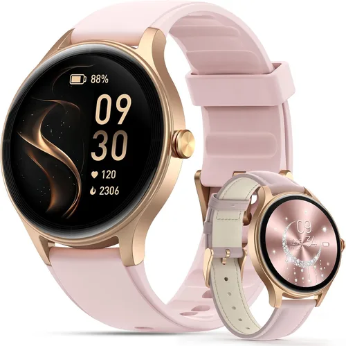 Miniatura 9 de Woneligo Relojes inteligentes para hombres y mujeres, reloj AMOLED de fitness con pantalla táctil de 1.57 pulgadas para iPhone y Android, monitor