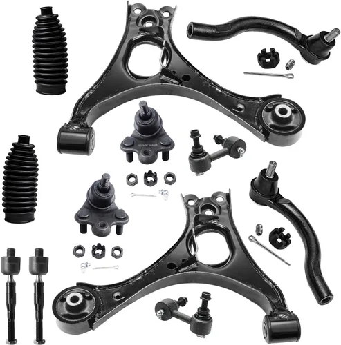 Miniatura 99 de Detroit Axle - Kit de extremo delantero para Ford 1998-2001 Explorer Mercury Mountaineer, 4 barras estabilizadoras delanteras y traseras, 2 brazos