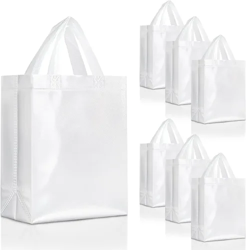 Miniatura 49 de Nush Nush Bolsas de regalo de color azul aguamarina de gran tamaño – Juego de 30 bolsas de regalo azul claro brillante con asas a granel – Bolsa