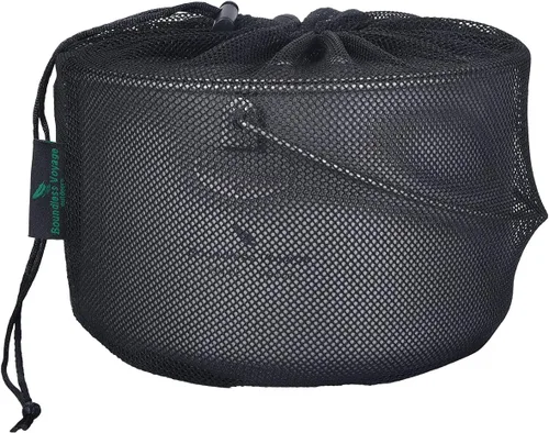 Miniatura 6 de iBasingo 510pcs bolsa de malla de nylon bolsa de cosas saco de golf olla al aire libre BVP01, XL-5 piezas, Cordón