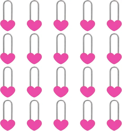 Miniatura 23 de Candado de amor VeYocilk de 3.5" 50mm en forma de corazón, candado de corazón negro para deseos de amor, ideal para bodas, San Valentín