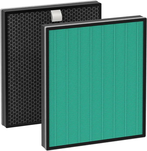 Miniatura 7 de Filtro de repuesto mejorado 150 para Coway Airmega 150 (AP-1019C) y purificador de aire Airmega 160, filtro HEPA verde verdadero y filtro de carbón