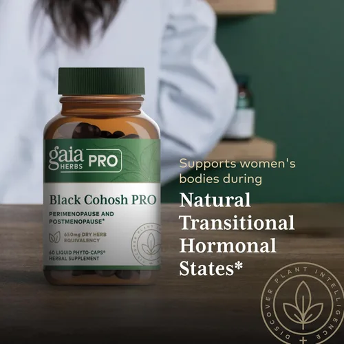 Miniatura 5 de GAIA HERBS PRO Black Cohosh PRO - Suplemento de apoyo saludable para la perimenopausia y después de la menopausia* - Suplemento de salud