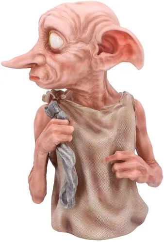 Miniatura 3 de Nemesis Now Busto Dobby de Harry Potter con licencia oficial, 11.8 pulgadas, color rosa