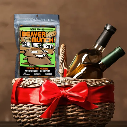Miniatura 3 de Beaver Munch Spicy Trail Mix – Regalo saludable, divertido mezcla de frutos secos, bolsa de regalo resellable, regalos divertidos y saludables