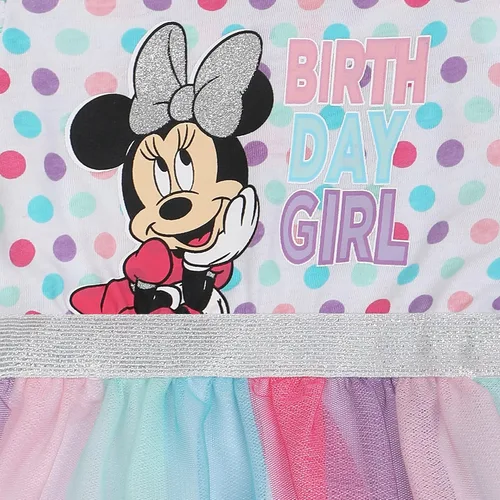 Miniatura 8 de Disney Vestido tutú de cumpleaños para niñas Minnie Mouse para niños pequeños - Multicolor