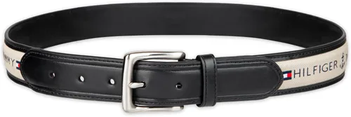 Miniatura 4 de Tommy Hilfiger Men's Fabric Inlay Casual Belt with Classic Harness Buckle