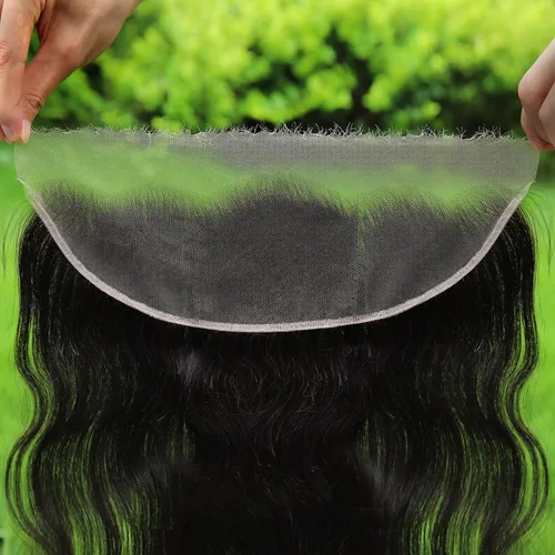 Miniatura 9 de BEEOS Encaje frontal real HD de 13 x 4 pulgadas, encaje frontal ultra fino invisible HD vívido limpio pre-arrancado cabello humano lacio sedoso