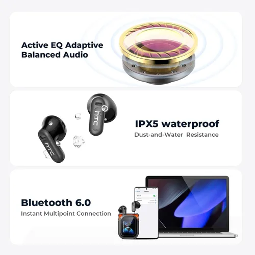 Miniatura 3 de Auriculares de traducción AI NE20 en tiempo real, traductor de idiomas con pantalla táctil LCD 6 modos de traducción Audifonos Traductores Inglés