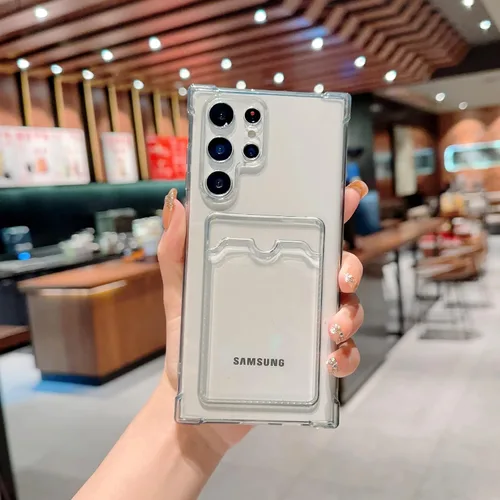 Miniatura 87 de Tuokiou Funda para Samsung Galaxy A14 5G, Fundas Protectoras Transparentes con Ranura para Tarjetas, Funda Cartera de TPU Suave Ajustada Resistente