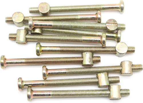 Miniatura 13 de Tornillos de repuesto para cuna de bebé, 50 piezas M6 x 1.575 in/1.969 in/2.362 in/2.756 in/3.150 in/3.150 in, tornillos hexagonales, tuercas