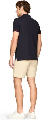 Miniatura 4 de Tommy Hilfiger Polo casual de manga corta para hombre en ajuste regular con diseños elásticos y puños