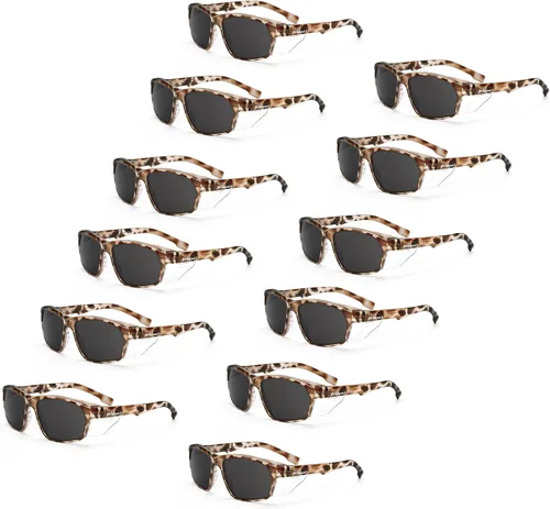 Miniatura 11 de ProtectX Lentes de lectura elegantes para mujeres y hombres, antivaho y antiarañazos, protección UV, gafas de seguridad antiimpactos