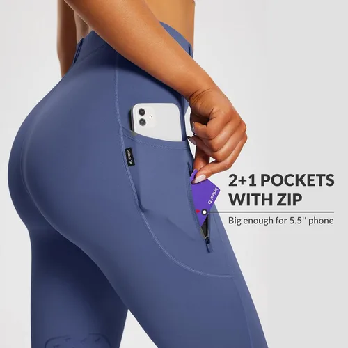 Miniatura 2 de BALEAF Pantalones de equitación para mujer, pantalones ecuestres con parche en la rodilla, mallas de equitación con trabillas para cinturón
