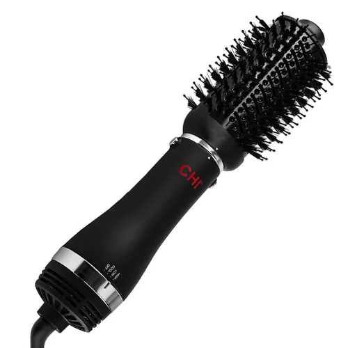 CHI Volumizer - Cepillo de soplado 4 en 1, secador de pelo que crea un cabello suave, sedoso y brillante, cuatro accesorios intercambiables para un