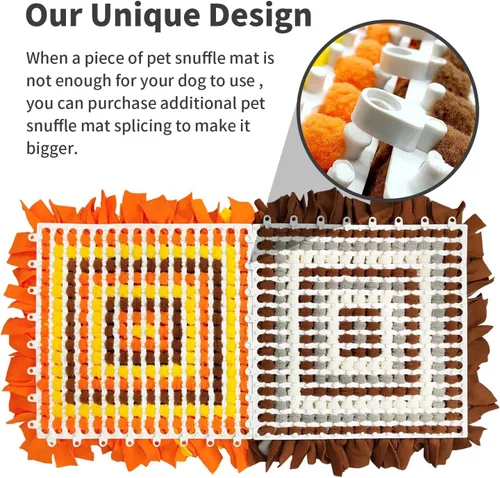 Miniatura 4 de LIVEKEY Alfombrilla de Olfato para Perros, Alfombrilla de Alimentación para Perros, Alfombrillas de Entrenamiento de Nariz para Instinto de Forrajeo