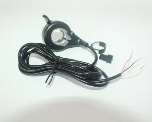 24 V/36 V/48 V bicicleta eléctrica E-Bike Pulgar Control de velocidad del acelerador Twist Gas Acelerador Scooter Accelerator Pulgar de base simple