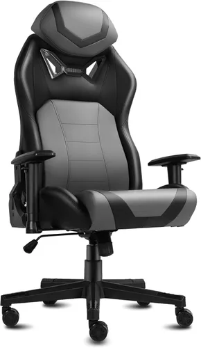 Miniatura 16 de Modern-Depo Sillas ergonómicas para juegos para adultos con espuma viscoelástica de alta densidad Silla de oficina cómoda giratoria, silla