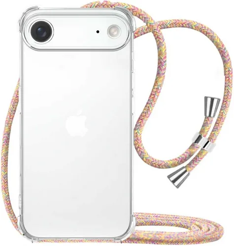 Miniatura 16 de Funda para iPhone 11 con cuello transparente para colgar y colgar en el hombro, cubierta de teléfono cruzada, para mujeres y niñas, funda protectora