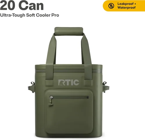 Miniatura 2 de RTIC Enfriador Suave Ultra Resistente Pro para 20 Latas, Aislado, Impermeable, A Prueba de Fugas, Bolsa Flotante Portátil para Bebidas, Almuerzo