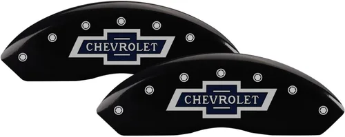 Miniatura 5 de MGP Cubiertas para Calibrador de Freno Compatibles con Chevrolet Silverado, Tahoe, Suburban 2019-2025 - Acabado de Pintura Electrostática Roja, Rojo