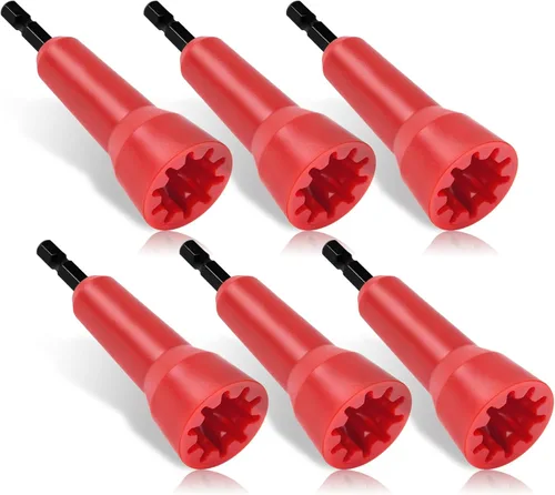 Miniatura 11 de Herramienta de torsión de alambre, conector de enchufe de alambre giratorio, destornillador con mandril de 1/4" para electricistas