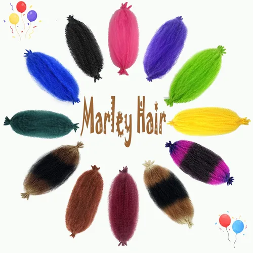 Miniatura 6 de Extensiones de pelo rizado afro elástico de 10 pulgadas para rastas suaves, 8 paquetes de pelo trenzado cubano pre-separado para mujeres y niños