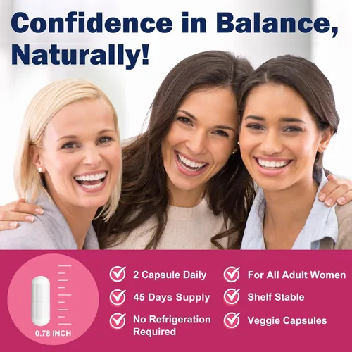 Miniatura 7 de ZEBORA Probióticos vaginales para mujeres Salud pH Balance 100 B CFU con prebióticos y lactobacillus, para infección del tracto urinario por