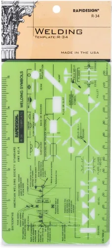 Miniatura 5 de Plantilla de tubería isométrica Rapidesign, 1 unidad (R43)