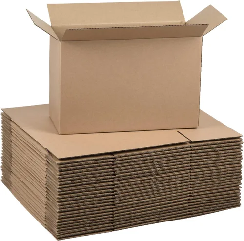 Miniatura 6 de Cajas de envío de 12 x 8 x 5 pulgadas, cajas de cartón corrugado blanco para pequeñas empresas, paquete de 25