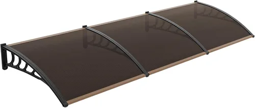 Miniatura 24 de VINGLI Toldo para Ventana Toldo para Puerta Exterior, 30" x 40" Toldos para Puertas Cubierta de Policarbonato Toldo para Puerta de Patio Protección