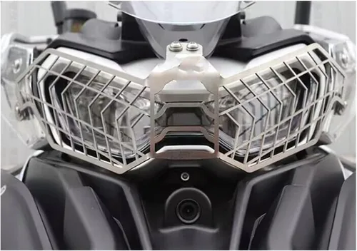 Miniatura 3 de Headlight Grill Guard Motorcycle Head Lights Protector Covers Headlamp Headlight Guard Grill for TRK 702 TRK702 TRK702X for TRK 702X 2022 2023 Black