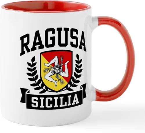 Miniatura 23 de CafePress Sicilia Mug - Taza de café de cerámica (11.0 fl oz)