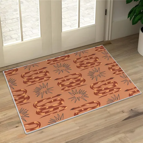 Miniatura 10 de Aztec 2x3 Area Rugs for Living Room Washable Non Slip - Rustic Carpet Low Pile Soft - Abstract Rug for Bedroom Dining Room Kitchen Entryway Indoor