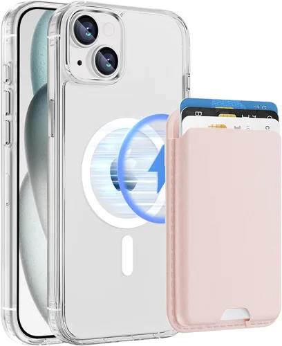 Miniatura 16 de Funda magnética para iPhone 12 Pro Max, cartera magnética desmontable con soporte para tarjetas, [compatible con MagSafe] grado militar, a prueba