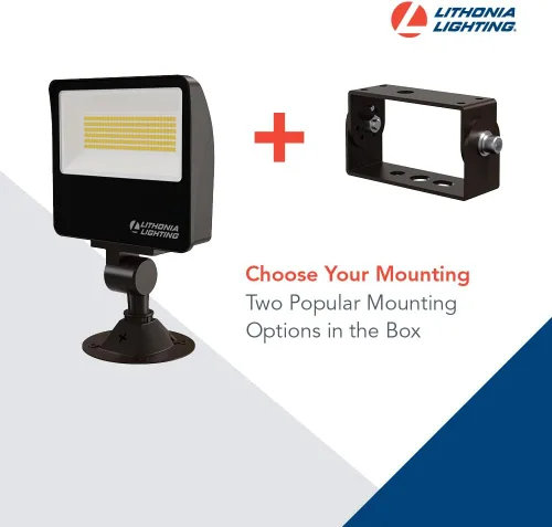 Miniatura 3 de Lithonia Lighting ESXF1 ALO SWW2 KY DDB M2 Luz LED exterior con interruptor, montaje en nudillo o yugo, bronce