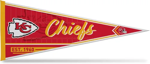 Miniatura 18 de Rico Industries NFL Football Classic - Banderín de fieltro de 12 x 30 pulgadas para decoración de pared, ideal para el hogar, dormitorio, decoración
