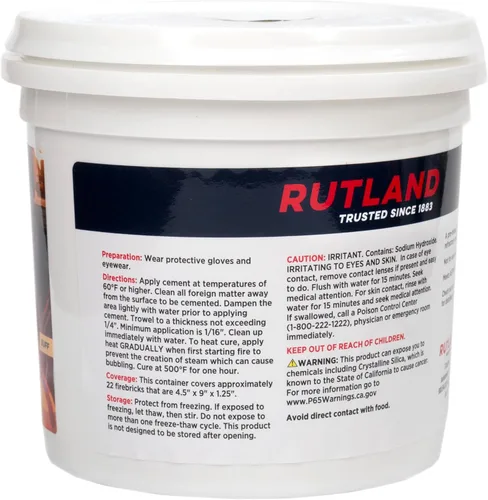 Miniatura 5 de Rutland 610 - Cemento refractario.