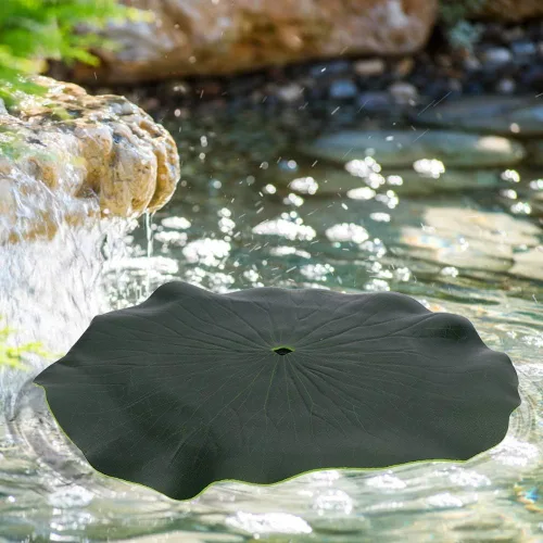 Miniatura 3 de Bandeja de bomba de fuente, hermoso estanque artificial Pl Charm Bandeja de fuente solar de agua artificial perfecta para baños de pájaros