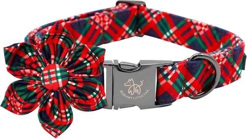 Miniatura 43 de Elegant little tail Collar de perro de San Patricio con flor, collares de perro con flores, trébol verde, regalo para mascotas, collares ajustables