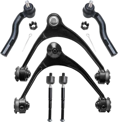 Miniatura 111 de Detroit Axle - Kit de brazos de control de extremo delantero 4WD para Ford 04-08 F-150, 06-08 Lincoln Mark LT, 4 extremos de barra de acoplamiento
