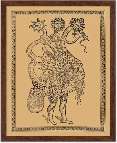 Miniatura 48 de Poster Master Póster vintage de mandala Kalachakra, impresión retro de la rueda del tiempo, arte budista, arte tibetano, regalo para hombres