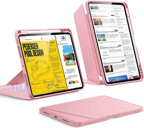 Miniatura 11 de ESR - Funda para iPad Air de 11 pulgadas M3/M2 (2025/2024), iPad Air de 5ª/4ª generación (2022/2020), funda con soporte vertical, múltiples ángulos