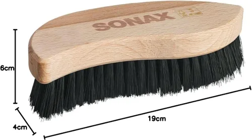 Miniatura 8 de SONAX Cepillo para Textiles y Cuero Cepillo Profesional de Limpieza Interior para Tapicería de Tela, Alcántara y Superficies de Cuero