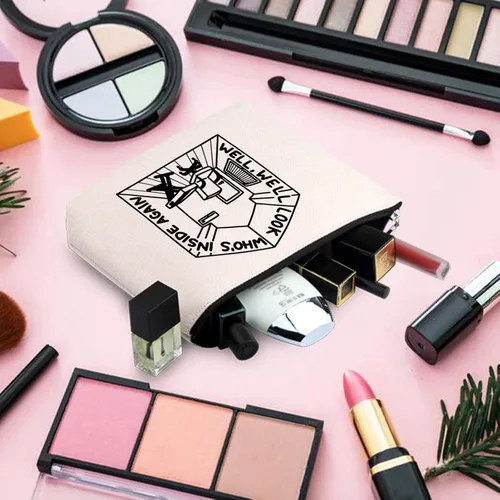 Miniatura 5 de BLUPARK Bolsa de maquillaje inspirada en el cantante, regalo de letras de música para cantantes, regalo para fanáticos del cantante, regalo