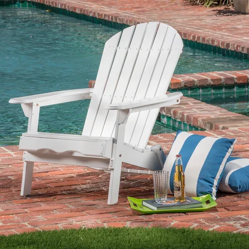 Miniatura 10 de Folding Adirondack Chairs, Solid Wood Outdoor Patio Chairs with All-Weather Construction for Yard, Garden, Backyard, Deck & Fire Pit,Blue