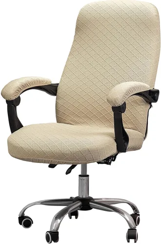 Miniatura 41 de Melaluxe Funda para silla de oficina con fundas para reposabrazos, funda elástica universal para silla de escritorio, fundas para silla