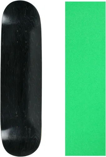 Miniatura 14 de Skateboard Deck Pro 7-Ply Arce canadiense TINTADO NEGRO con Griptape