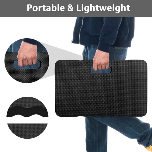 Miniatura 5 de HOOPLE Almohadilla para arrodillarse para jardinería, almohadilla de espuma ligera para rodillas para jardín, baño, yoga y ejercicio, almohadilla